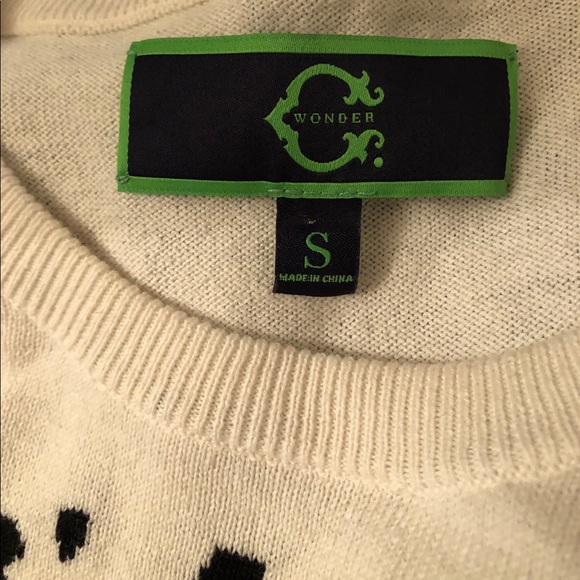 C Wonder Je T’aime Cashmere Blend Sweater S - Picture 4 of 4